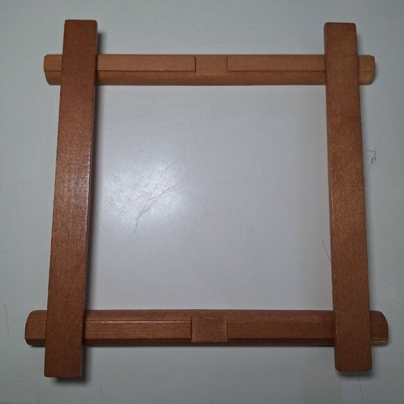 Lincoln Logs Flat Side Wood Triple Notch 8‎ Inch Long 4 Pieces Replacement Build - Picture 5 of 6